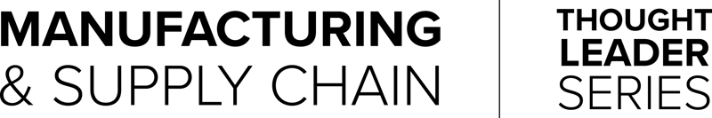 Manufacturing and Supply Chain - Black Logo