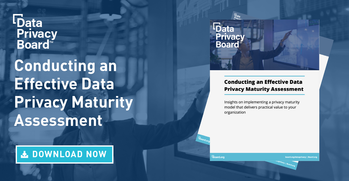 Conducting an Effective Data Privacy Maturity Assessment