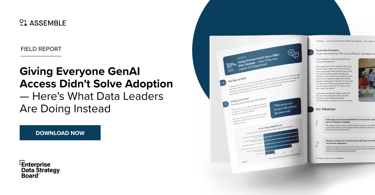 Field Report: Giving Everyone GenAI Access Didn't Solve Adoption — Here ...