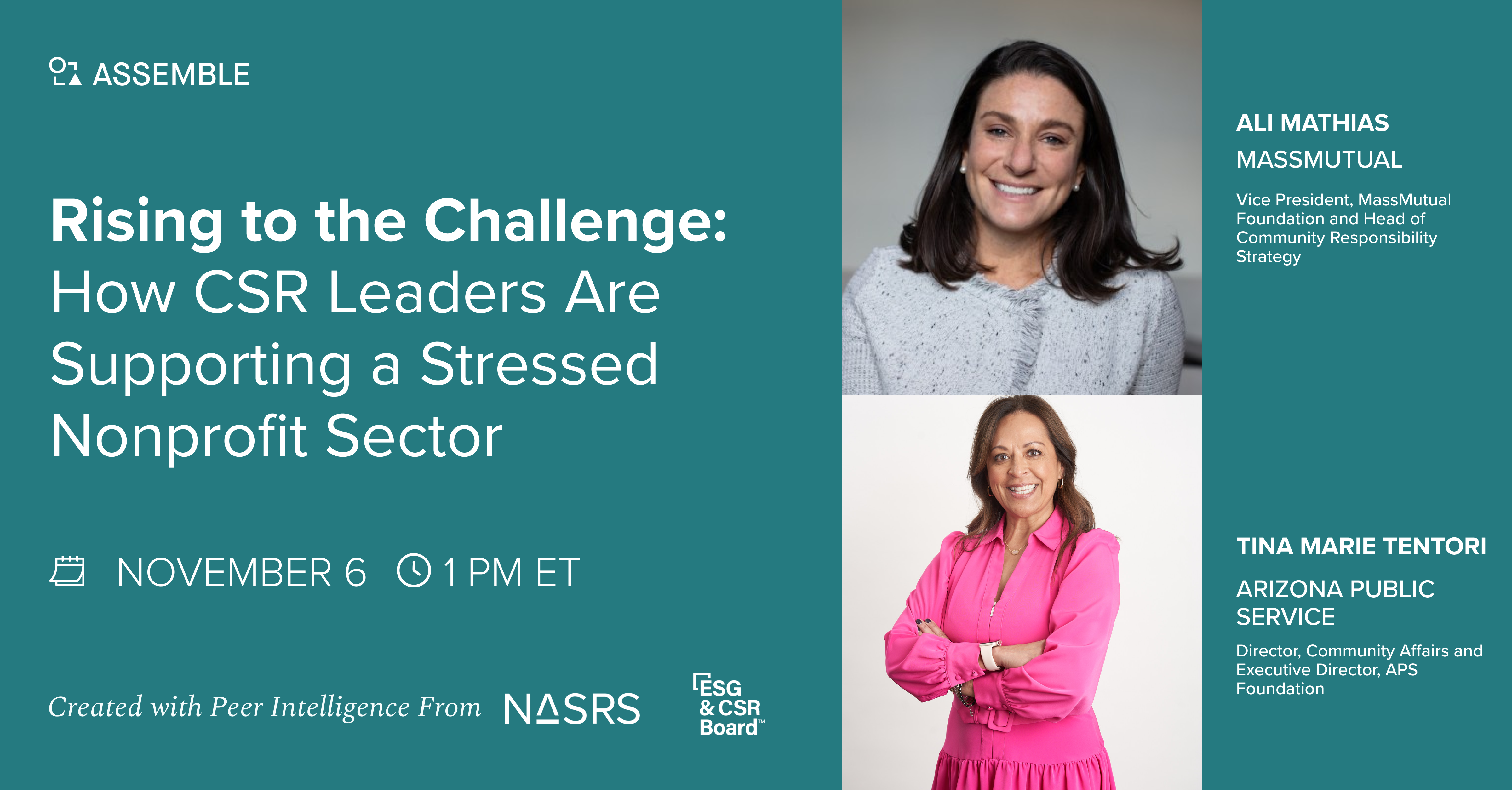 Executive Panel on Rising to the Challenge: How CSR Leaders Are ...